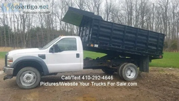 2008 Ford F-450 4x4 Stake Body Dump Truck