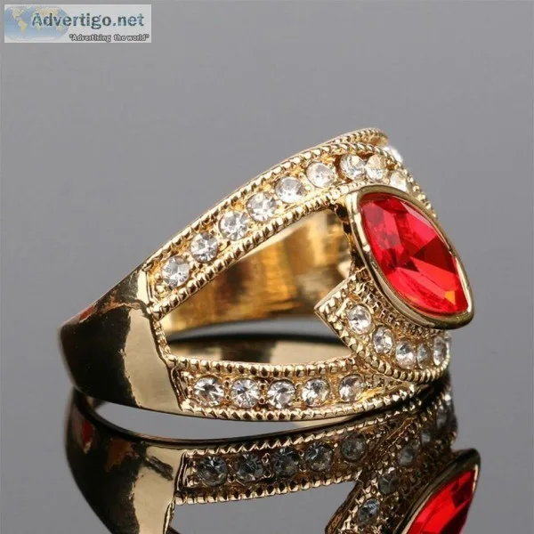 Luxury Antique Sunflower Ring Size 7 8