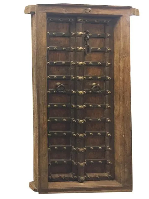 Antique Terrace Doors Garden Rustic Iron Clad Patina