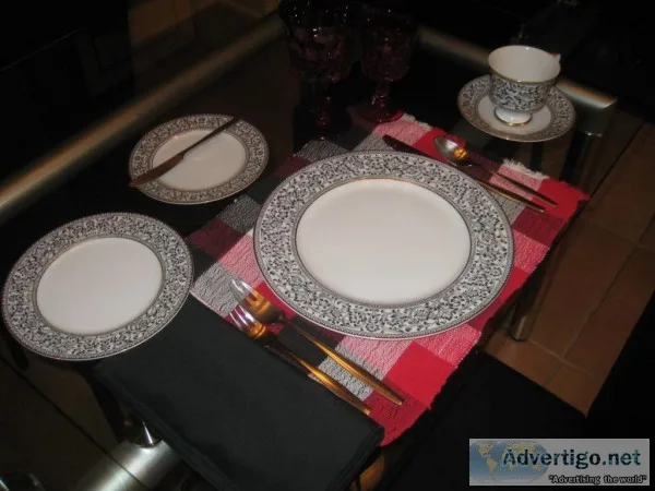 Spanish Lace china by Sango and accessories