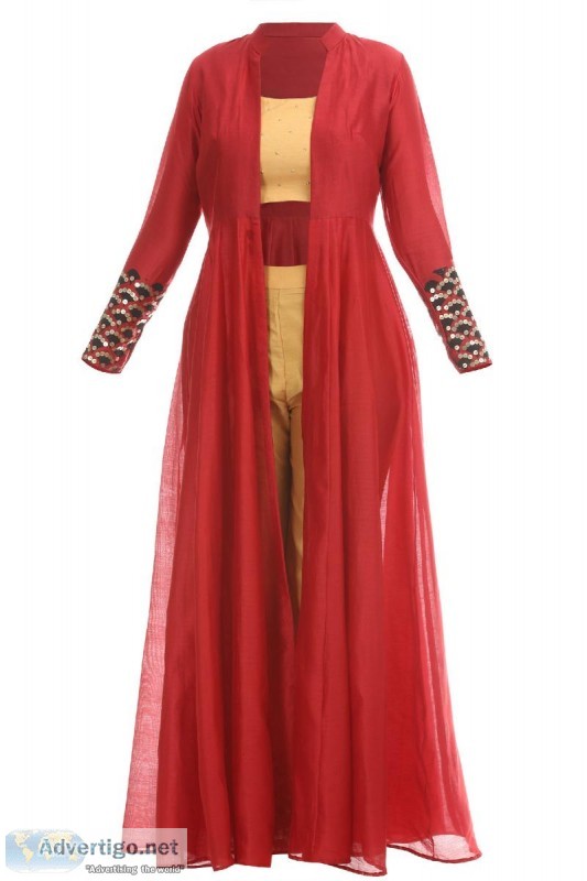 Fancy and Trendy Fusion Look from TheHLabel Shop Now