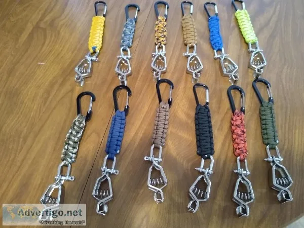 Survivor Parachute Paracord Glove Clips