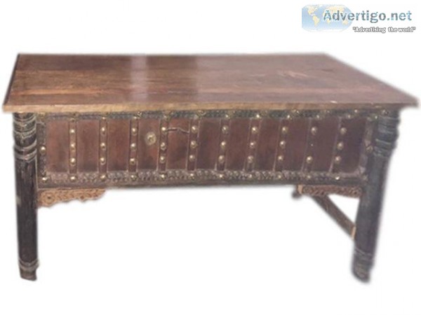 Antique Long Table Bench Amazing Brown Wooden Coffee Table
