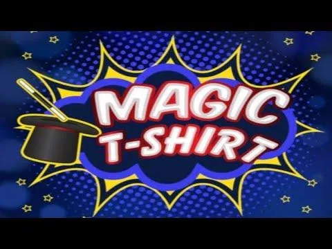 Digital magic t-shirt for kids 5-15 years