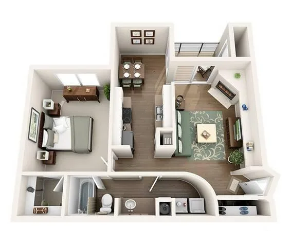 1br - 760ft2 - Washer and Dryer Connections Close to Public Tran