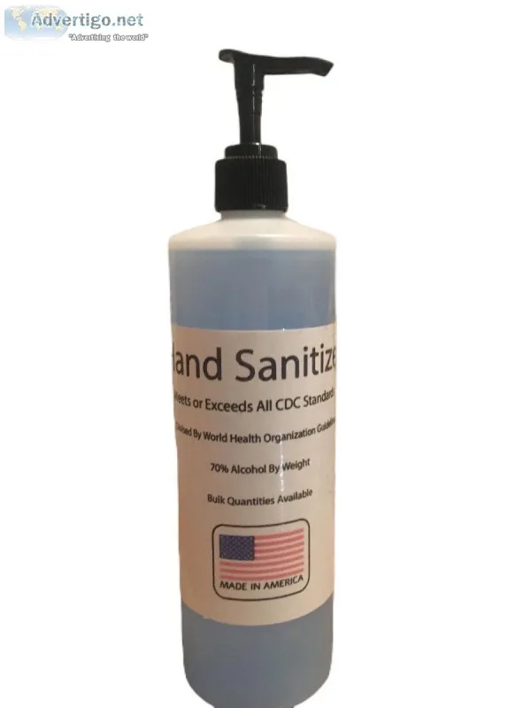 16 oz Local Made Hand Sanitizer Fast Shipping