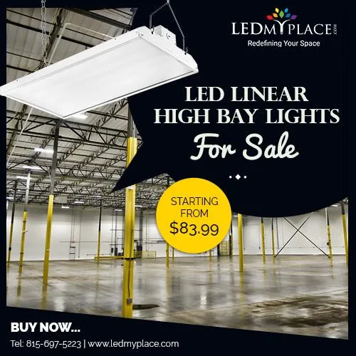 Buy LED Linear High Bay Lights From LEDMyplace