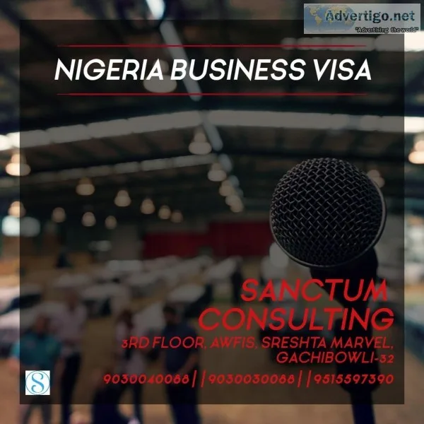 Avail Nigeria business visa services with Sanctum