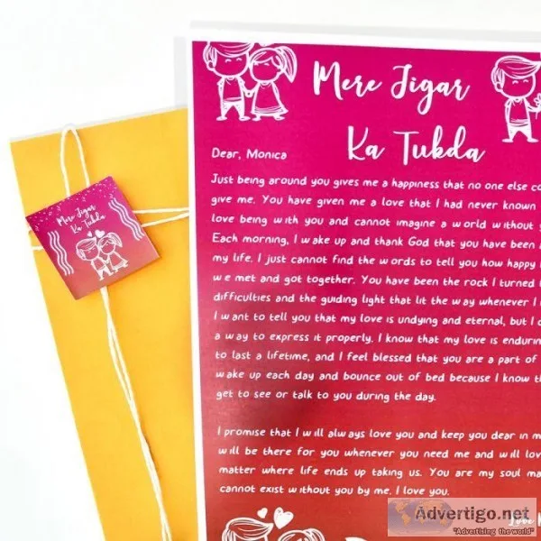 Jigar Ka Tukda - Letter To My Love