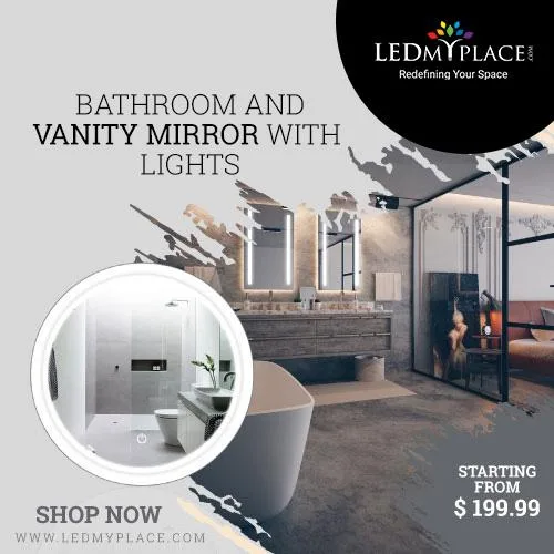LED Bathroom Vanity Mirror With Lights