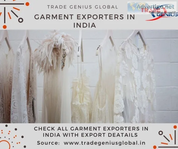 Garment Exporters in India- Trade Genius Global