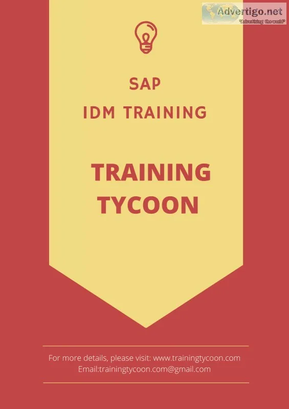 SAP IDM Training  SAP Identity Management 8.0 Online Training