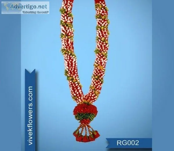 Shop Rose Garland RG002 at Vivek Flowers