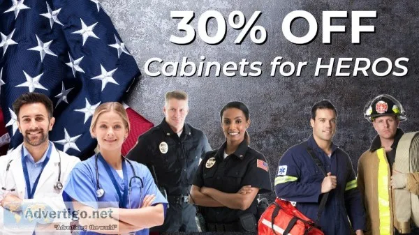 30% OFF ANY CABINET LINE 