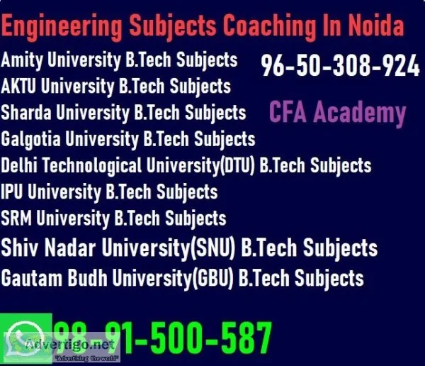 B.Tech Tuition For Computer Architecture and Organization In Noi