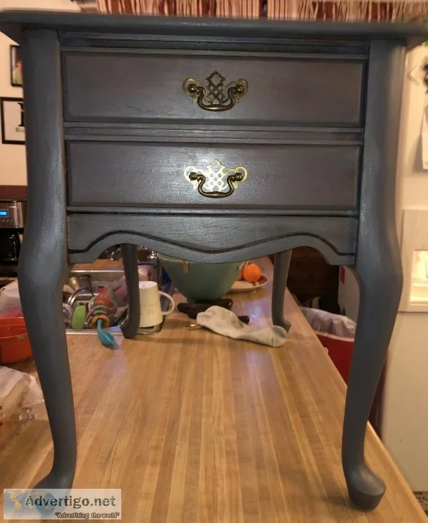 Grey end table