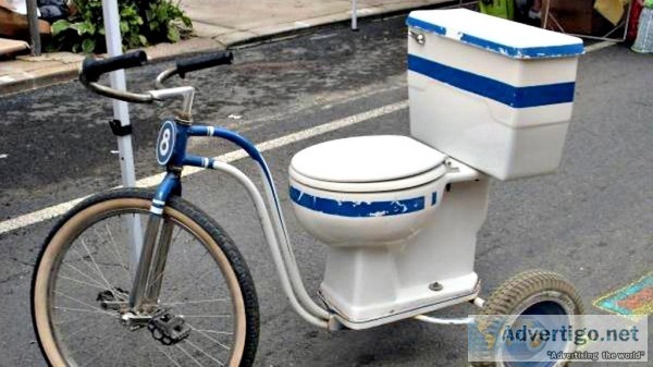 1920 American National Toilet Tricycle Retro tricycle styling by