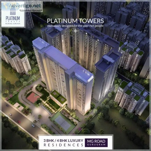 Suncity Platinum Tower Luxurious  apartments in MG Road