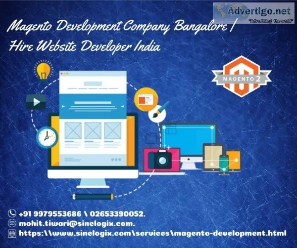 Magento Development Company Bangalore  Hire Website Developer In