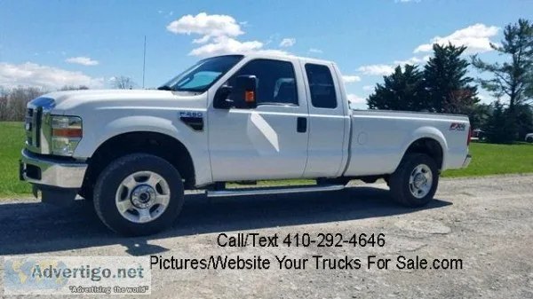 2010 Ford F-250 SD Extended Cab 4WD Diesel Pickup Truck