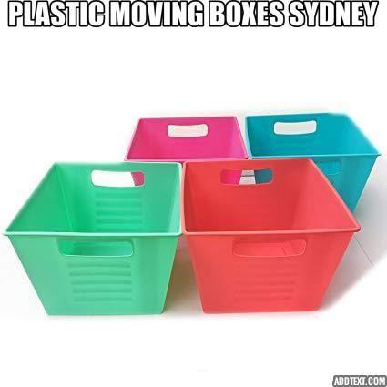 Plastic packing boxes for moving in Sydney by Koala Box