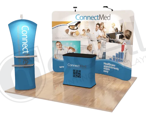 Trade Show Display Sign and Stands - Tension Fabric Displays Mod