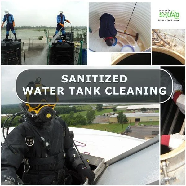 Sanitized Book Water Tank Cleaning Services in Bangalore