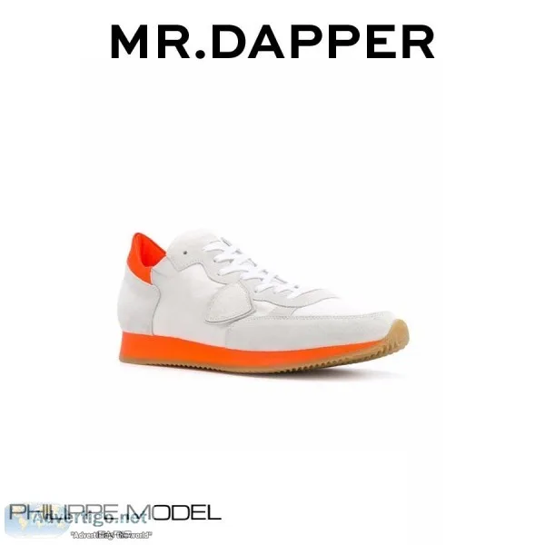 Philippe Model - TROPEZ L U - MONDIAL NEON BLANC ORANGE