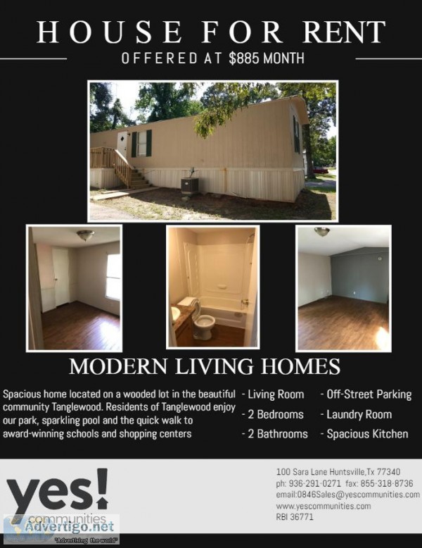 Spacious 2 bedroom home