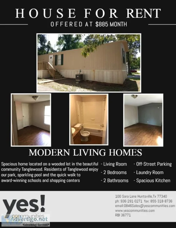 Spacious 2 bedroom home