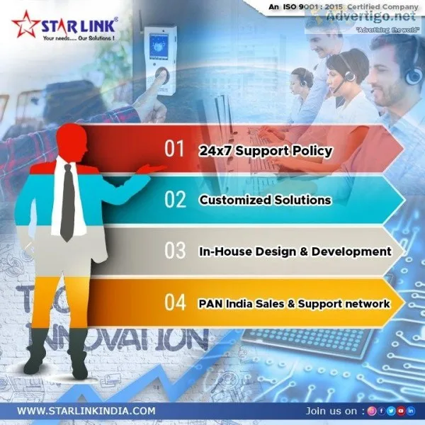 Star Link - The Leading Biometric Attendance and Access Control 
