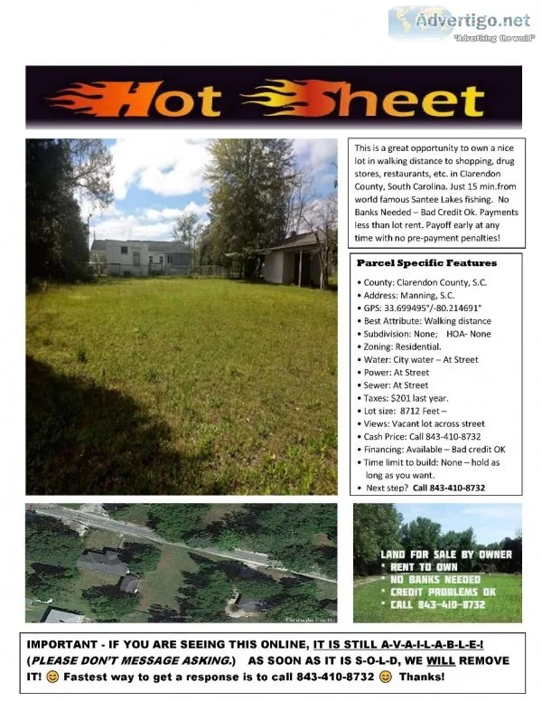 Rent To Own Land
