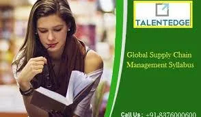 GLOBAL SUPPLY CHAIN MANAGEMENT SYLLABUS