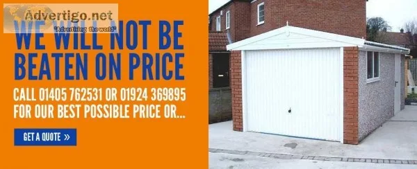 Concrete Garages - White Rose Buildings Ltd