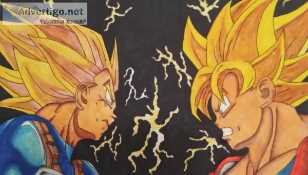 Dragon ball z small painting