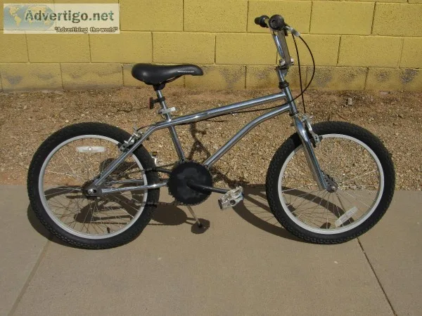 The Custom Christopher Metcalfe Creations Chrome B M X bicycle