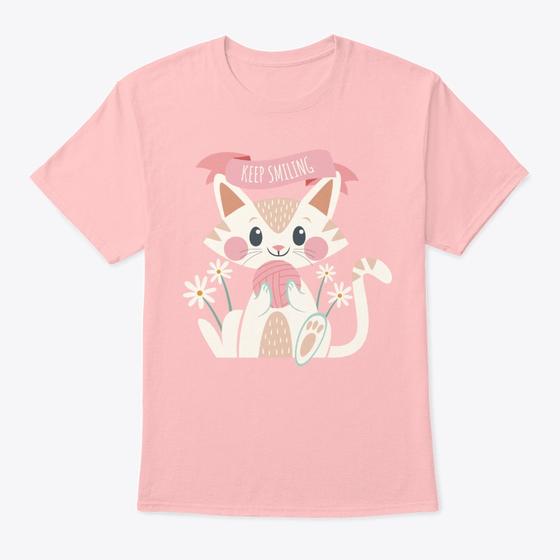 Keep Smiling Cat T-shirt