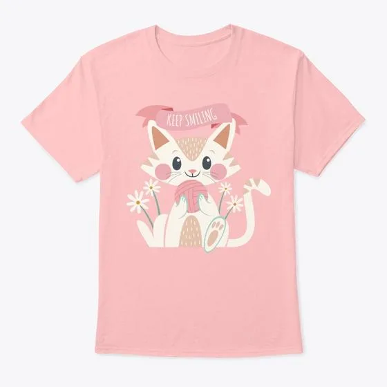 Keep Smiling Cat T-shirt