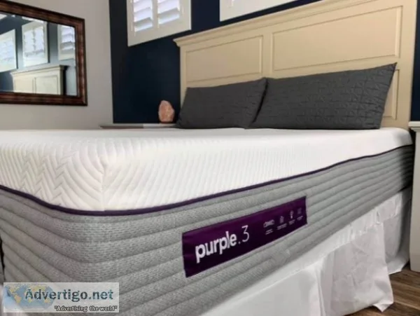 Purple 3 queen mattress