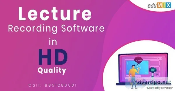 Edumix Lecture Recording Software in HD Quality