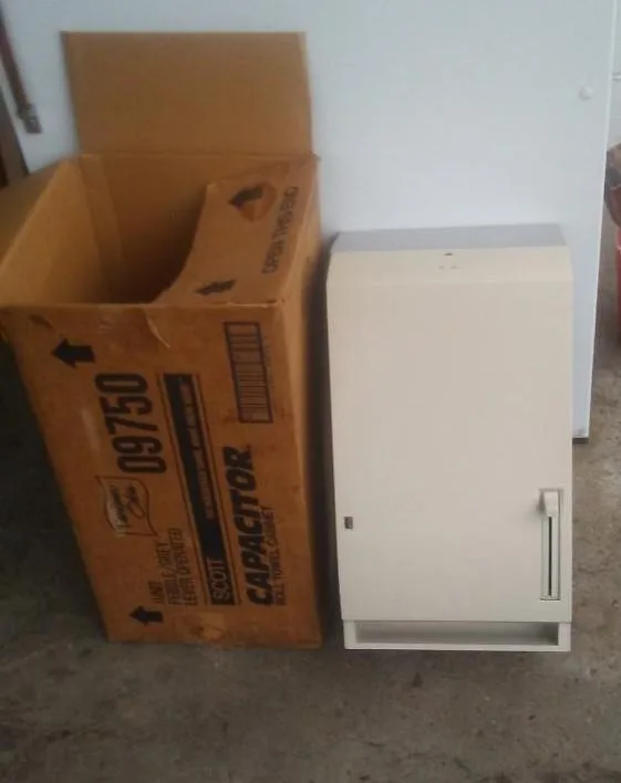 roll towel cabinet