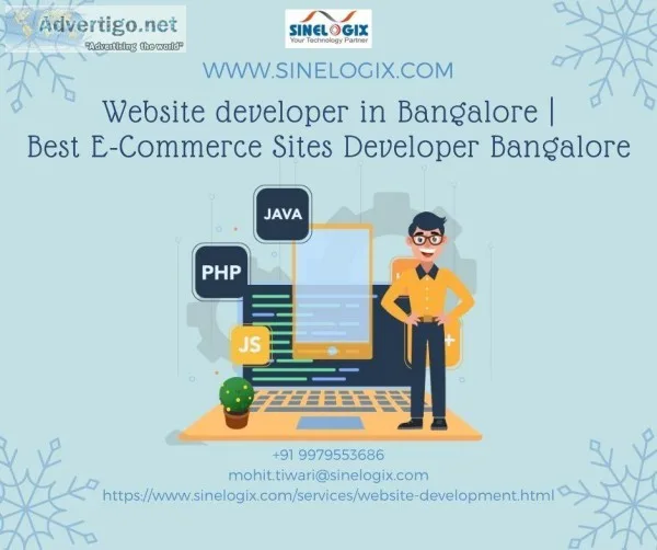 Website developer in Bangalore  Best E-Commerce Sites Developer 