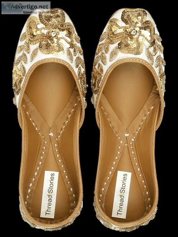 Handcrafted Punjabi Juttis  Thread Stories