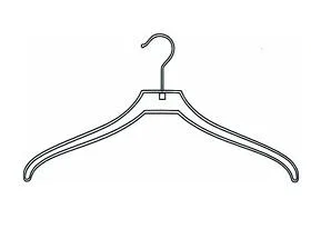 Plastic Crystal Hangers - Butler Hangers