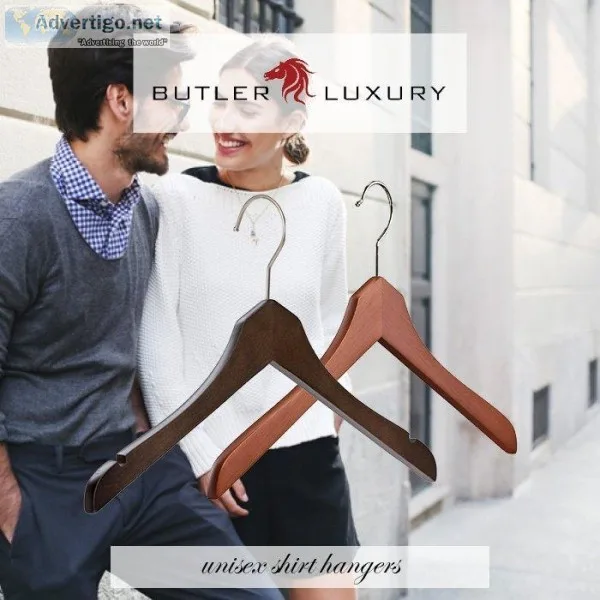 Wooden Suit and Skirt Hangers - Butler Luxury