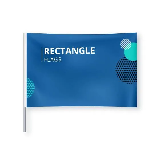 Rectangle Flags Help your business appear noticeable