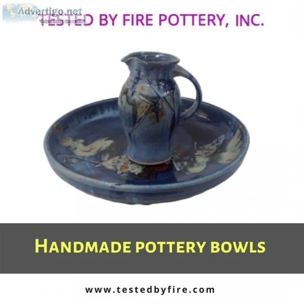 Handmade pottery bowls-Buy from Tested By Fire Pottery