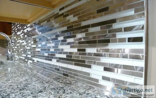 Buy Ceramic Tile with Glass Mosaic Tile Kitchen Backsplash