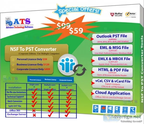 Nsf file conversion tool