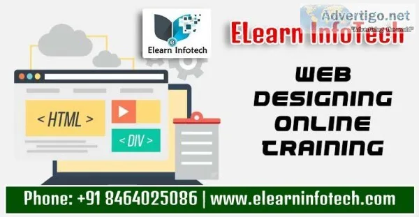 Web Designing Online Training by Professional with Projects